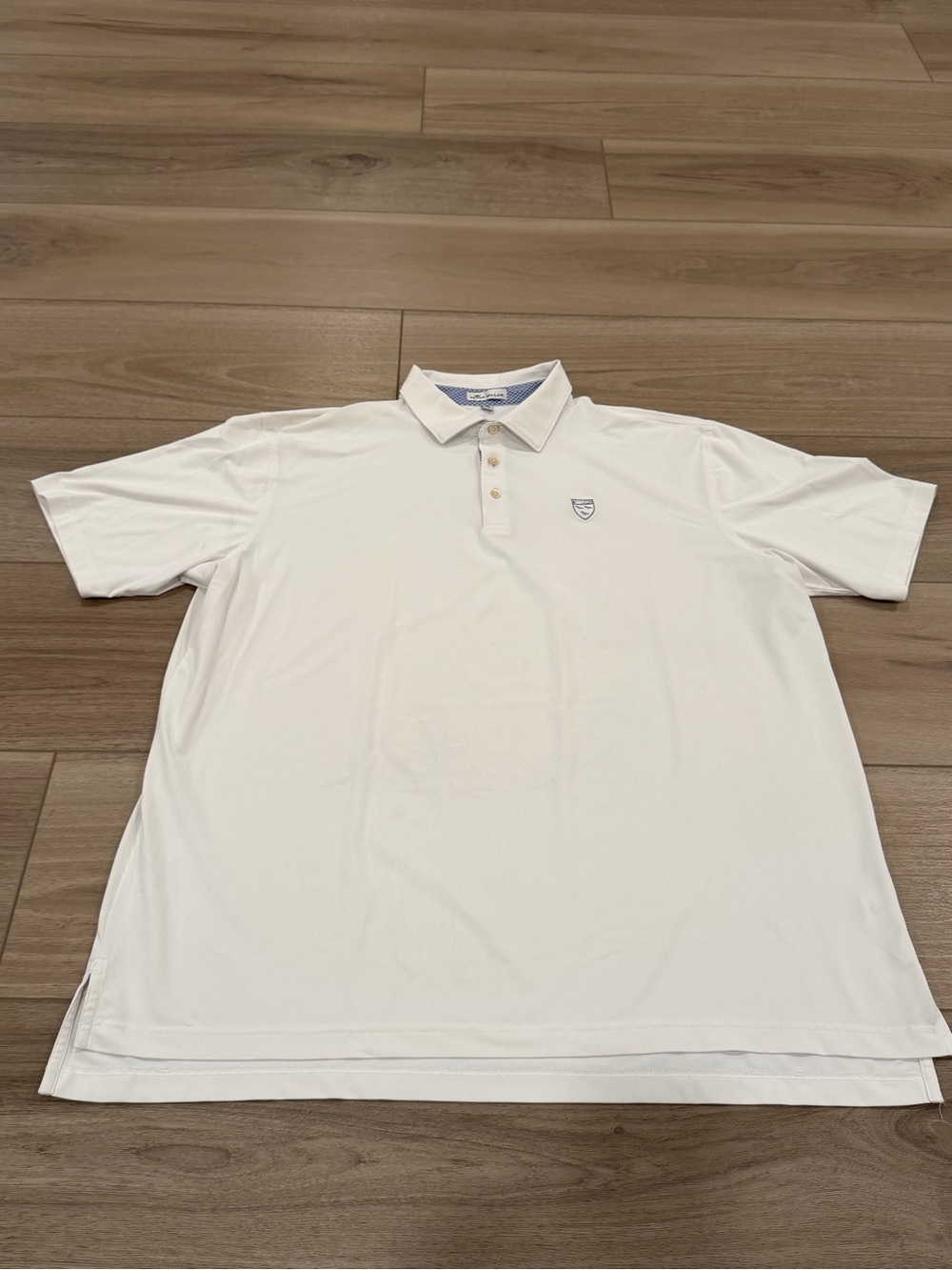 Peter Millar Golf Polo Shirt Mens XXL White Short Sleeve Canterbury Golf Club